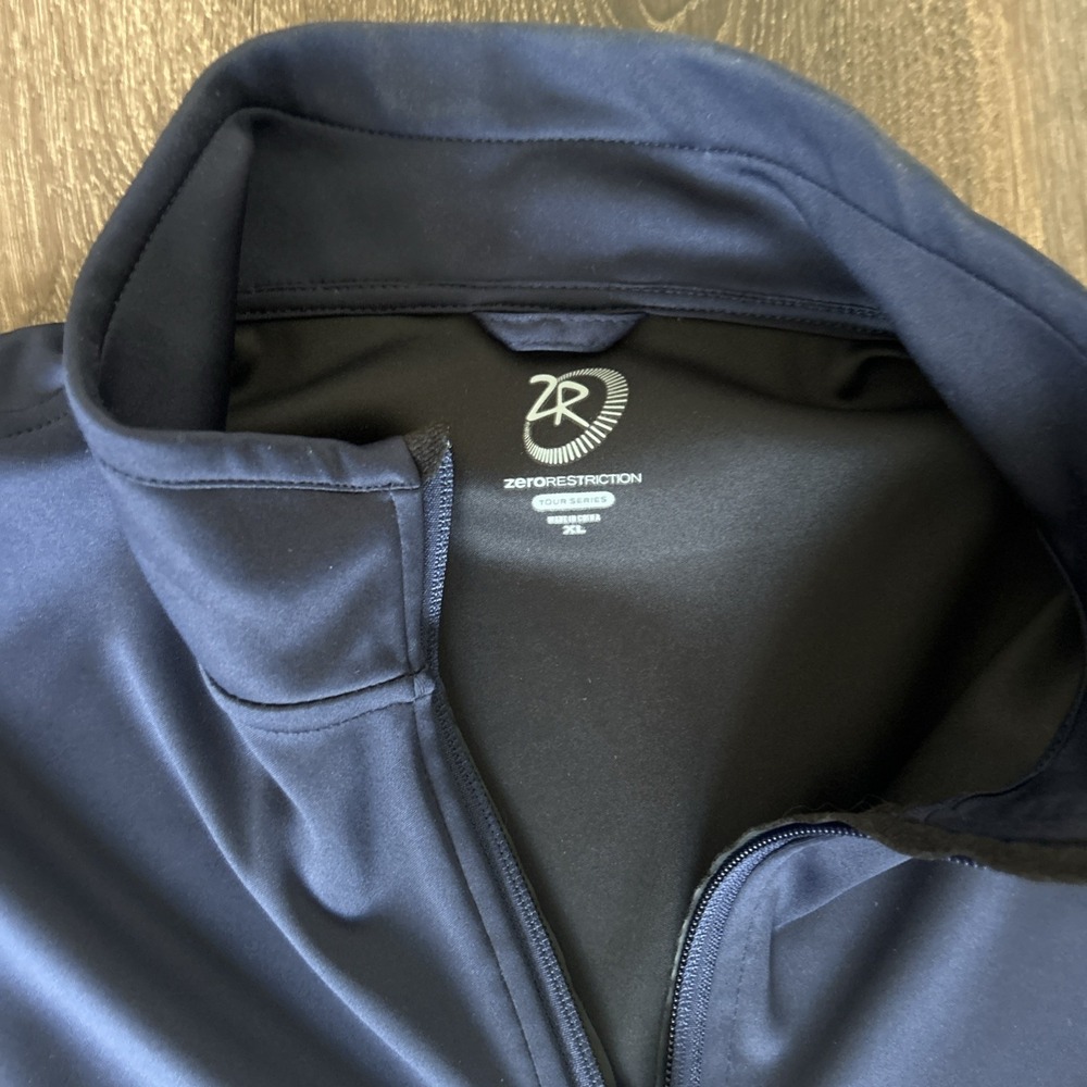 Zero Restriction Renaissance Club Scotland 1/4 Zip Vest Men's XL Golf MINT - Picture 3 of 6